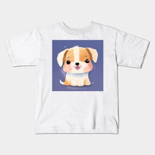 Cute Dog Puppy Art 1 Kids T-Shirt